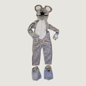 HalloweenCostumes.com Toddler 2T Koala Bear Plush Costume Jumpsuit with Booties